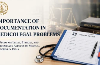 IMPORTANCE OF DOCUMENTATION INMEDICOLEGAL PROBLEMS A STUDY ON LEGAL,ETHICAL, AND EVIDENTIARY ASPECTS OF MEDICALRECORDS IN INDIA