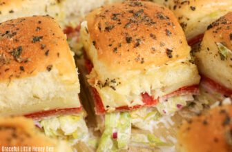 Italian Grinder Sliders – Graceful Little Honey Bee