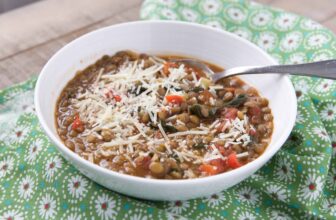 Italian Tomato and Lentil Soup Recipe