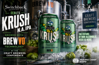 Switchback Brewing Debuts Krush N.A. IPA Using BrewVo Technology at CBC