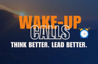 The “Wake-Up Calls” call-to-action for My Latest Book on Managing