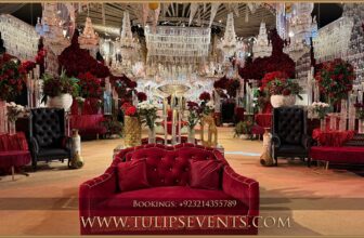 Luxury Red Baraat Decoration 2025