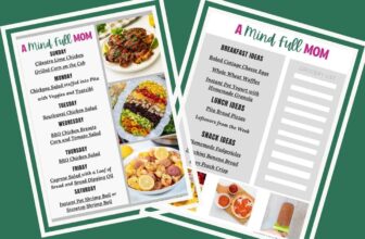 Weekly Meal Plan for August + Shopping List