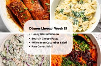 Dinner Lineup: Week 15