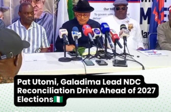 Pat Utomi, Galadima Lead NDC Reconciliation Drive Ahead of 2027 Elections🇳🇬