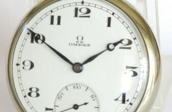 Omega nickel pocket watch, 1923