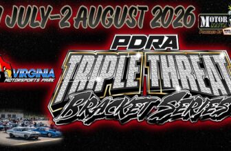 BangShift.com FREE LIVE DRAG RACING: PDRA Mega Bucks Triple Threat Bracket Series Racing at VMP – Friday