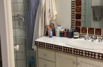 Client Reveal: A Transitional Primary Bathroom That Was Once a Closet