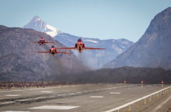 Red Arrows cancel displays due to troubles returning to UK