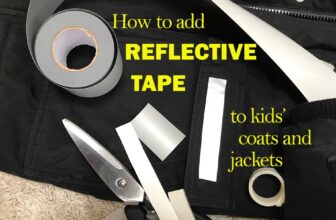 How to Add Reflective Tape to Kids’ Coats and Jackets
