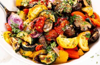 Garlic-Herb Roasted Summer Vegetables
