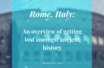 An overview of getting lost amongst ancient history –