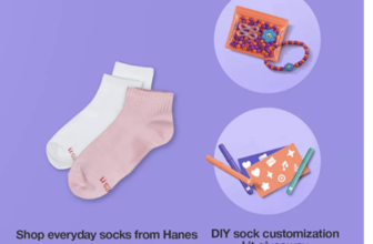 FREE DIY Sock Customization Kits at Target on August 29th