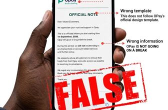 OPay Debunks Viral September Shutdown Notice, Assures Customers of Uninterrupted Services