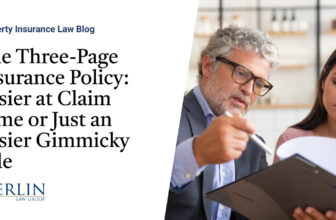 The Three-Page Insurance Policy: Easier at Claim Time or Just an Easier Gimmicky Sale?