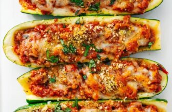 Stuffed Zucchini Boats