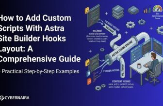 How to Add Custom Scripts With Astra Site Builder Hooks Layout