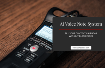 The AI Voice Note System That Fills My Content Calendar Without a Single Blank Page