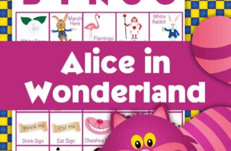 Alice in Wonderland Bingo For Large Groups