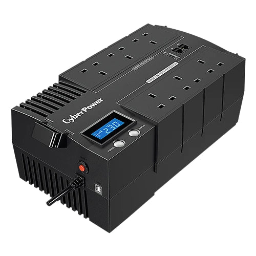CyberPower BR1200ELCD Desktop UPS Uninterruptible Power Supply – 6 Outlets (720W/1200VA)