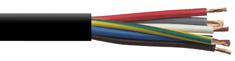 Securi-Flex SFX/3187B-7C-1.5-LSZH-BLK-U-100 electrical wire 100 m Black