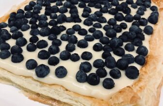 Rustic Blueberry Lemon Tart | A Grateful Girl