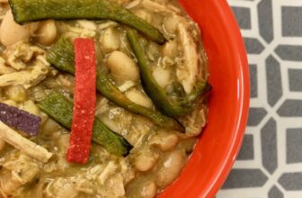 White Chicken Poblano Chili is this month&rsquo;s chili recipe spotlight.