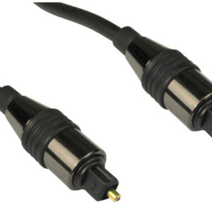 Cables Direct 4OPT-101 audio cable 1 m TOSLINK Black