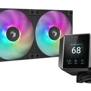 DeepCool MYSTIQUE 240 ARGB Processor All-in-one liquid cooler 12 cm Black 1 pc(s)