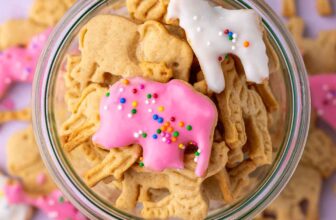 Homemade Sourdough Animal Crackers (or Frosted Animal Cookies)