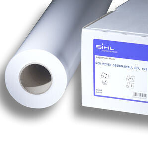 Sihl design2wall Nonwoven wallpaper White
