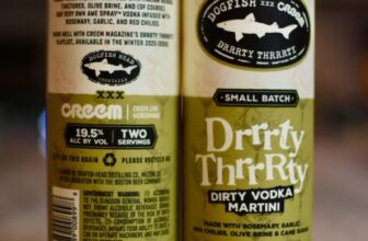 Dogfish Head Drrrty Thirty Dirty Vodka Martini Review – It’s just the booze dancing…