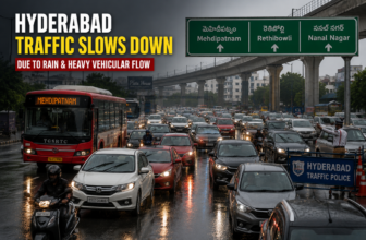 Hyderabad Traffic Slows Down After Rain; Mehdipatnam–Rethibowli Stretch Faces Congestion