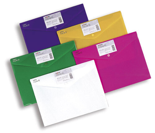 Snopake Polyfile ID - Clear Polypropylene (PP) White A4