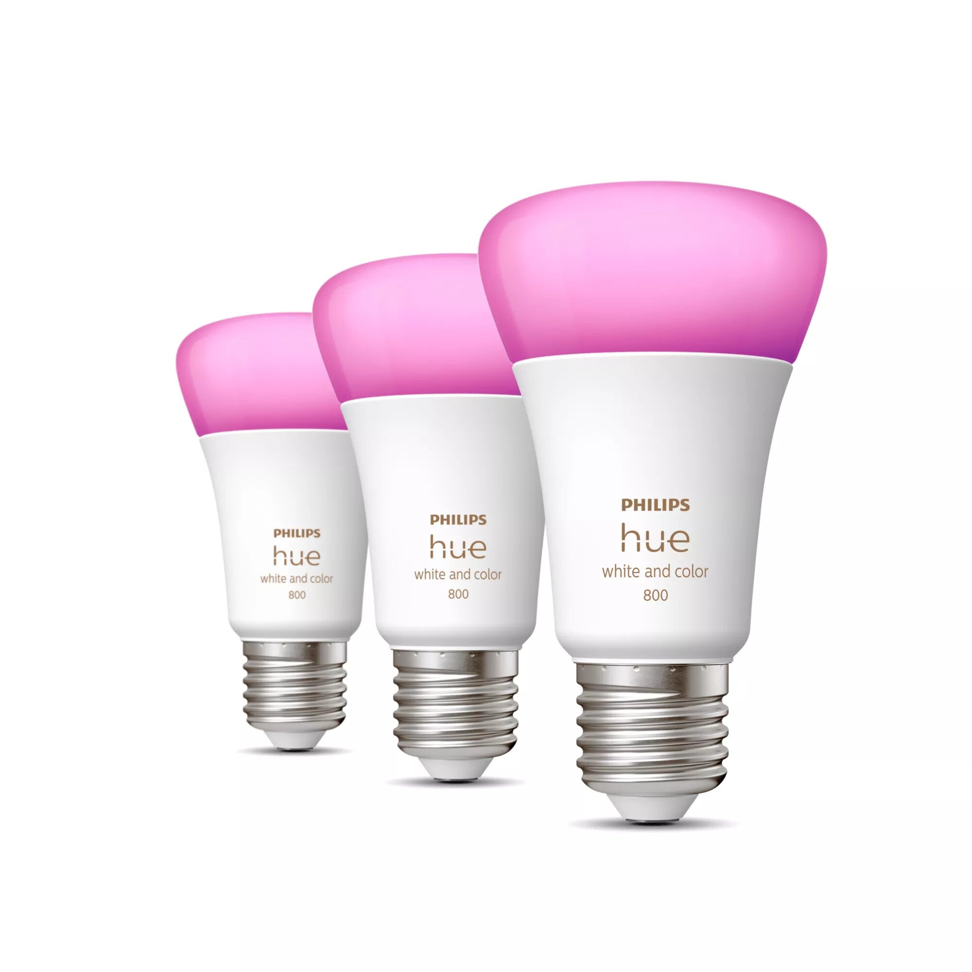 Philips Hue White and colour ambience A60 – E27 smart bulb – 800 (3-pack)