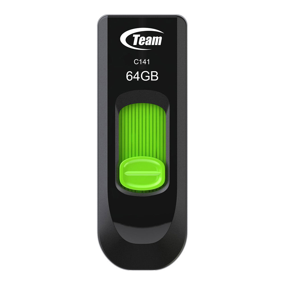 Team Group C141 USB flash drive 64 GB USB Type-A 2.0 Black, Green