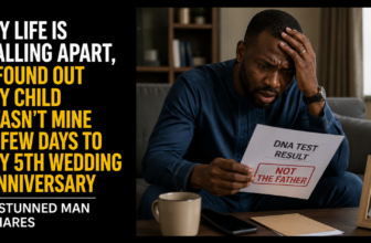 MY LIFE IS FALLING APART, I FOUND OUT MY CHILD WASN’T MINE A FEW DAYS TO MY 5TH WEDDING ANNIVERSARY – STUNNED MAN SHARES
