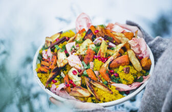 Winter Holiday Saffron & Millet Salad — Green Kitchen Stories