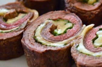 Grilled Stuffed Flank Steak – Derrick Riches