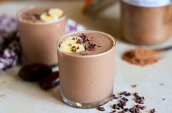 Healthy Chocolate Smoothie (Creamy, Vegan, 5 Ingredients)