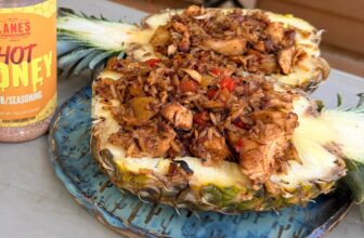Hot Honey Hibachi Chicken Pineapple Bowl Recipe