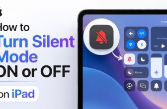 How to Turn Silent Mode On or Off on iPad