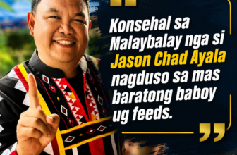 Malaybalay Councilor Jason Chad Ayala pushes for cheaper pork and feeds