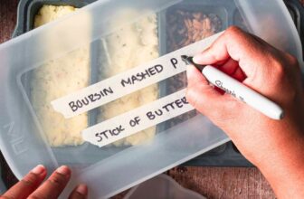 Freezer Meal Prep Organization: Label + Bin System