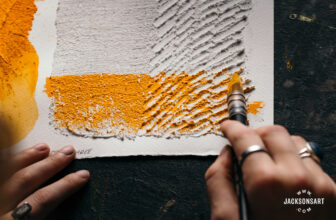Creating Textural Effects with Watercolour Mediums