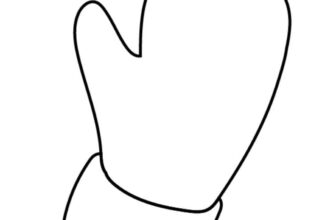 Free Printable Mitten Template | Journey to SAHM