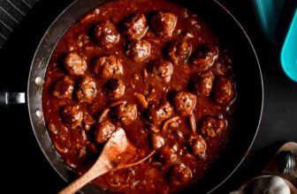 Salisbury Steak Meatballs | Freezer-Friendly Meal Prep Recipe