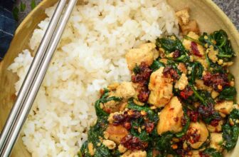 Spinach and Tofu Stir Fry