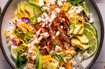 Mexican Street Corn Chicken Rice Bowls (Easy 30-Minute Recipe)