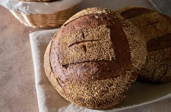 Scalded Buckwheat and Malt Sourdough Bread